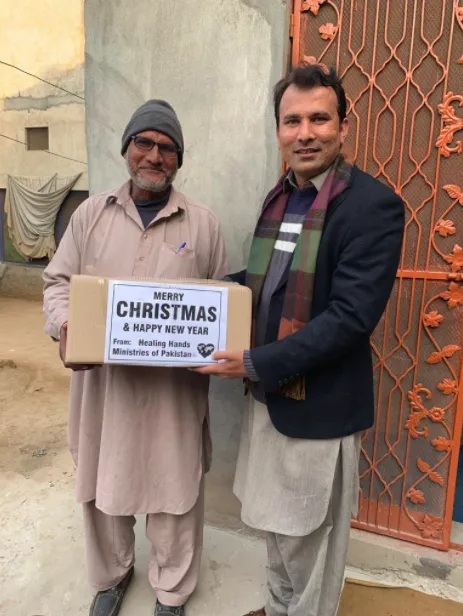Christmas celebration at the orphanage