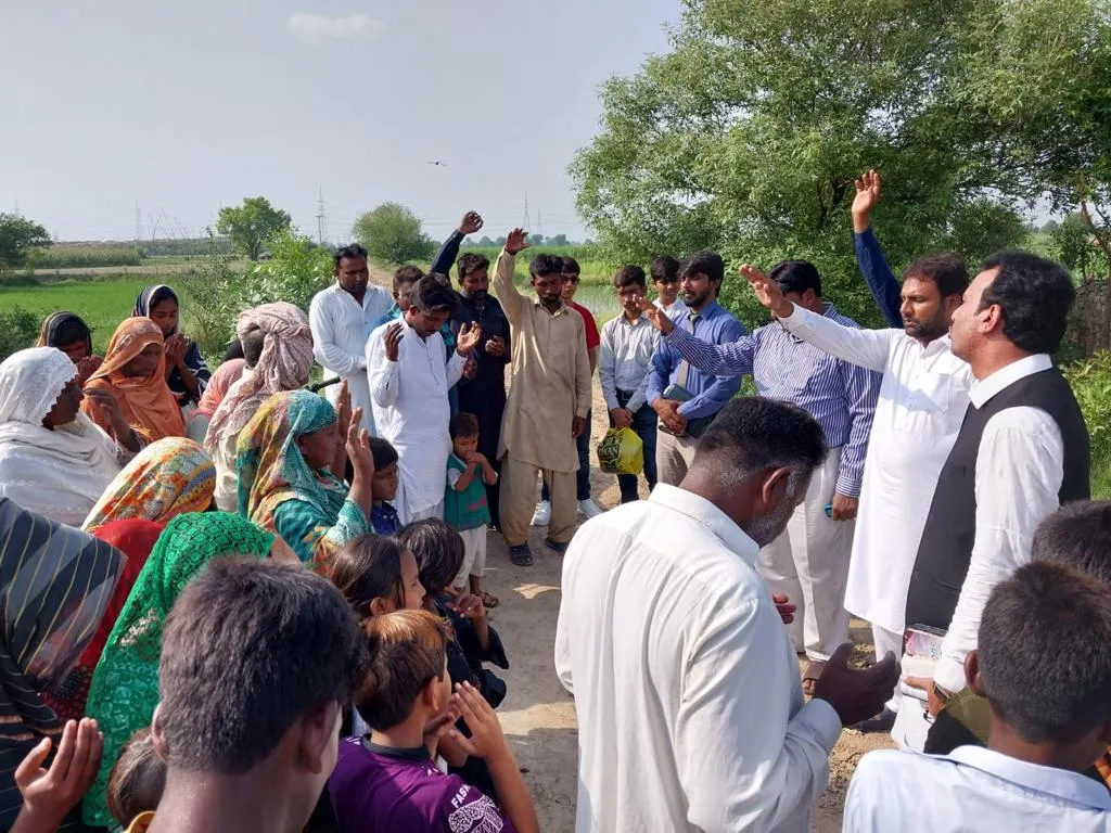 Believers gathering