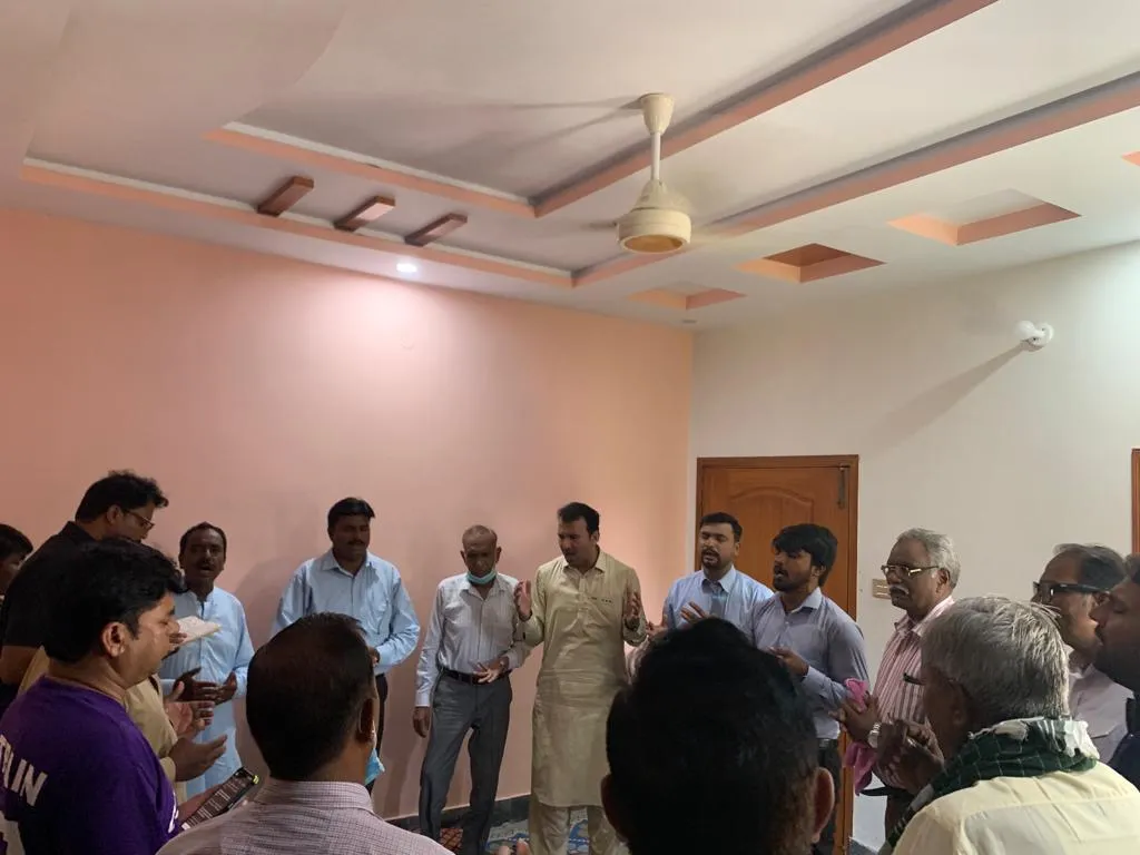 Pastors gathered in fellowship