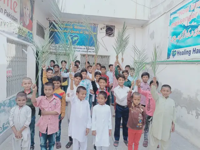 Children at the orphanage