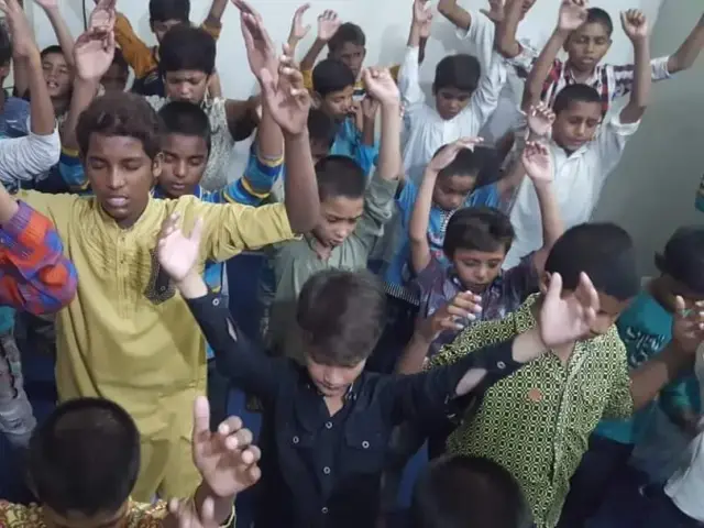 Christians praying